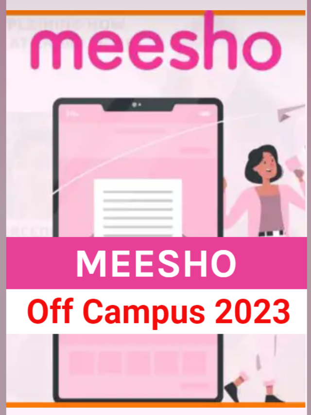 Meesho Recruitment Off Campus Drive Job Freshers