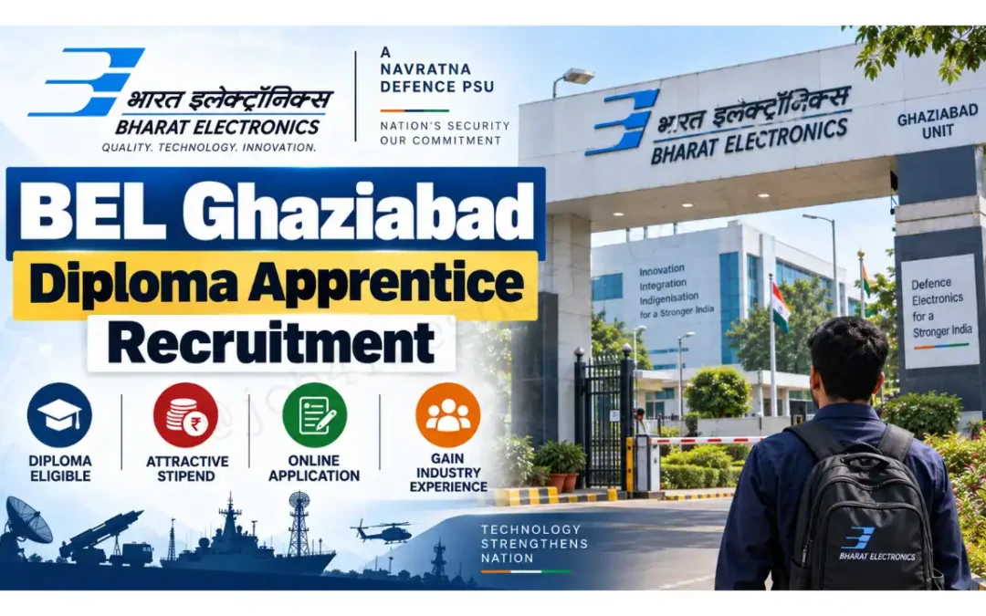 BEL Diploma Apprentice Recruitment 2026 | Apply Online for 38 Ghaziabad Apprentice Posts