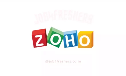 Zoho Recruitment 2022 | Quality Analyst | Apply Now!
