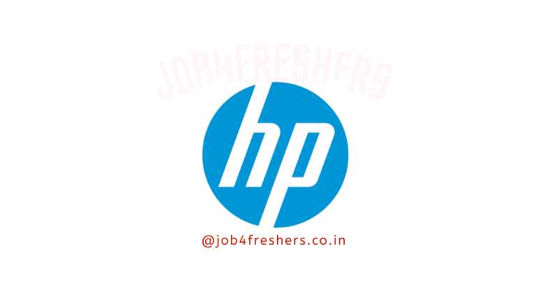 HP Off Campus Hiring Fresher For Intern | Bangalore | Apply Now
