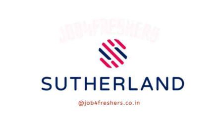 Sutherland Recruitment 2022 | Engineer Implementation | Full time