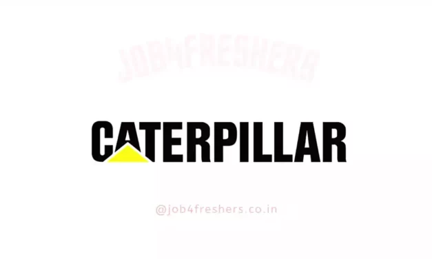 Caterpillar Recruitment 2023 | HR | Chennai | Apply Now!!