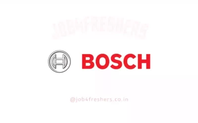 Bosch Off Campus Drive 2024 | Process Associate | Apply Now!!