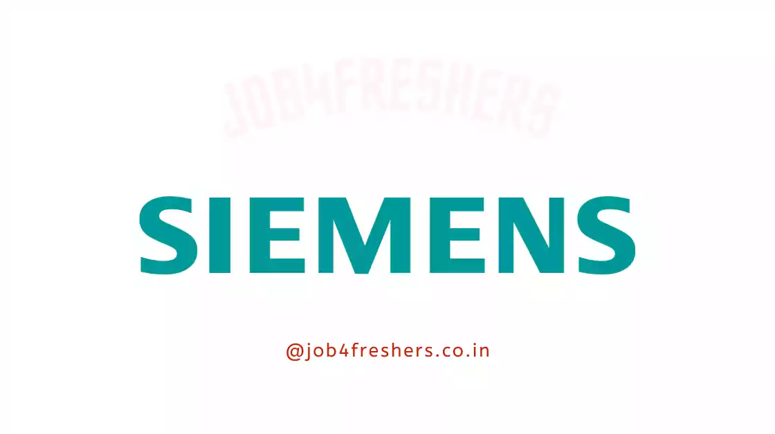 Siemens Recruitment 2023 | Test Engineer | Full Time | Apply Now