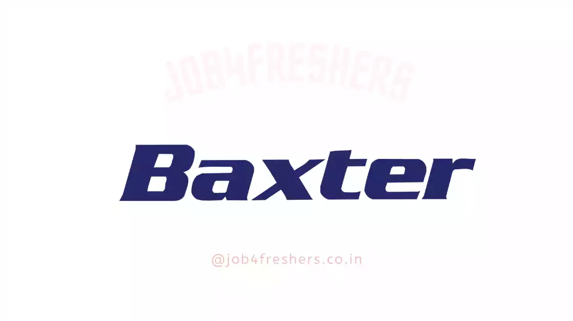Baxter Recruitment 2022 | Assoc Quality Stability Ahmedabad | M.Sc / B. Pharma / M. Pharma