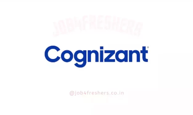 Cognizant Recruitment 2022 | Junior Data Analyst | Apply Now