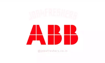 ABB Off Campus Recruitment Fresher For Automation Engineer