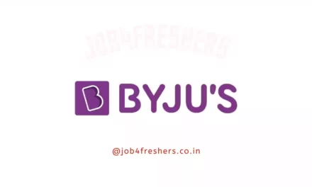 Byju’s Off-Campus Hiring 2022 | Business Development Associate | Full time | Apply Now!