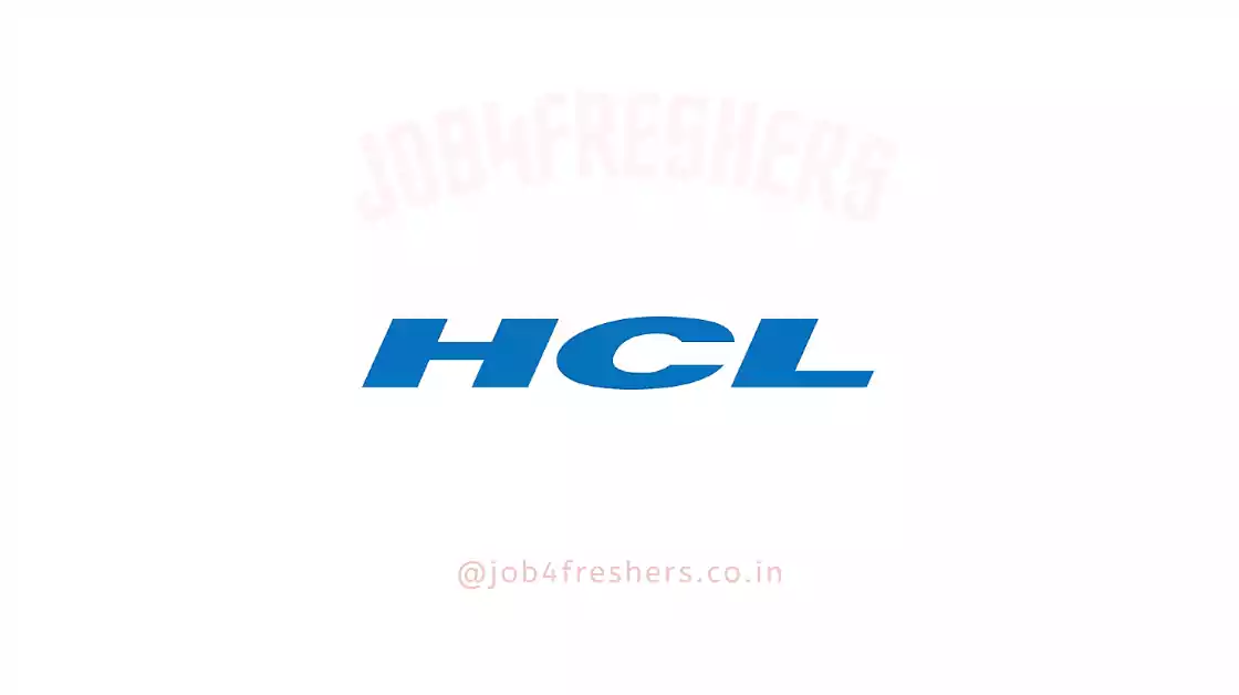 HCL Job Vacancy Hiring for Associate Engineer | B Tech, BCA | Apply Now!!
