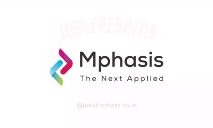 Mphasis Off Campus Hiring Freshers |Apply Now!