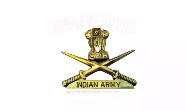 Indian Army Recruitment 2023 for SSC Tech | Notification for 196 Posts | Online Form