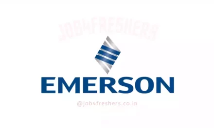 Diploma Trainee Recruitment 2022 | Emerson  | Mechanical | Apply Now