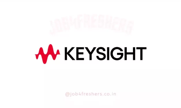 Keysight Off Campus 2023 |IT Engineer| Bengaluru