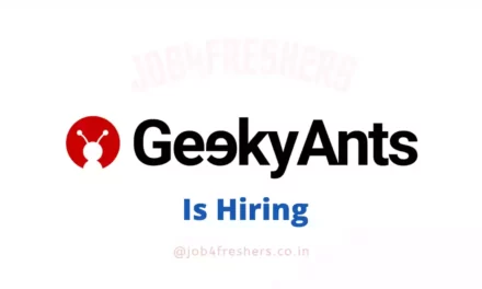 GeekyAnts Off Campus Drive 2022 for Engineer | Apply Now