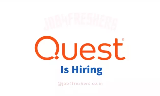 Quest Off Campus 2024 Hiring Software Engineer | Apply Now