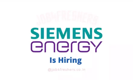 Siemens Energy Recruitment for Junior Developer | Apply Now!