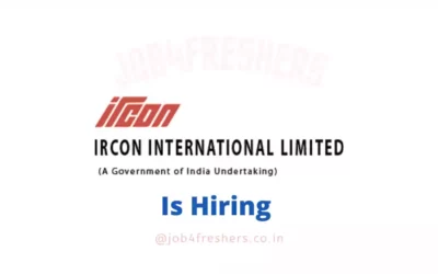 FRESHERS JOBS 13 IRCON Recruitment 2022 for Graduate/Diploma Apprentices | Last Date: 17 August 2022