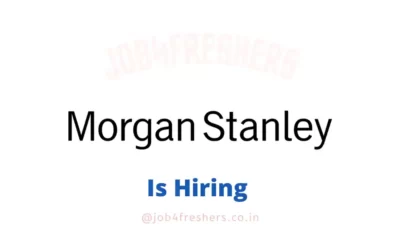 Morgan Stanley Hiring Analysts | Mumbai | Apply Now!
