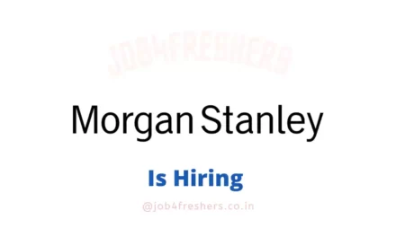 Morgan Stanley Off Campus Drive 2023 | Fresher | Accounting Associate