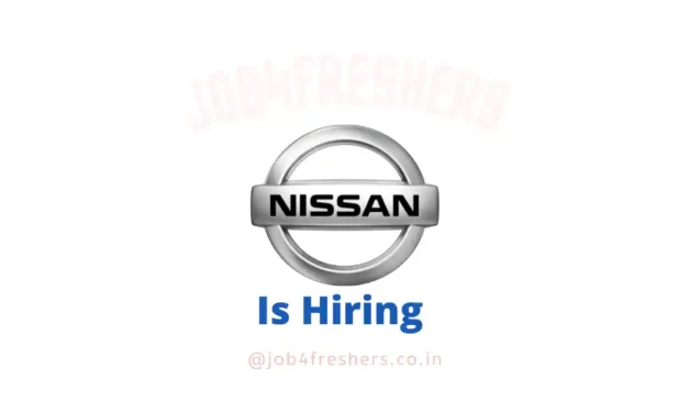Nissan Recruitment 2022 | Software Engineer | Apply Now!