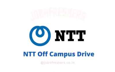FRESHERS JOBS 8 NTT Recruitment 2023 | Fresher | MS Engineer | Apply Now!