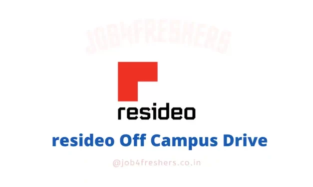 Resideo Off Campus Drive 2023 | Fresher | Apply Now