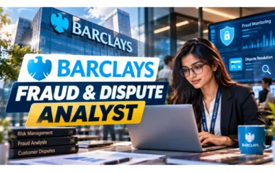 Barclays Recruitment 2026 hiring Fraud & Dispute Analyst | Noida | Freshers & Experienced