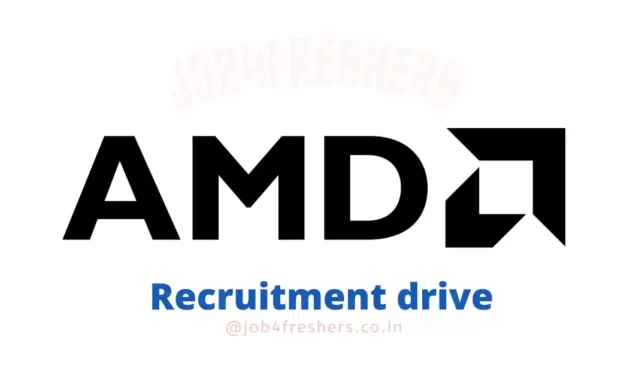AMD Recruitment 2024 | Software Development Engineer |Apply Now!