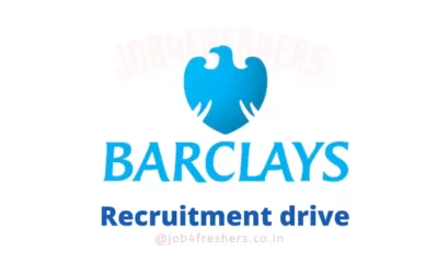Barclays Off Campus Automation Test Engineer Hiring 2026