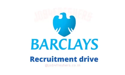 Barclays Recruitment 2022 | UI Developer |Apply Now!!