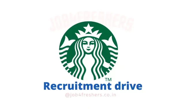 Starbucks is looking for Various Store Managers in India !!