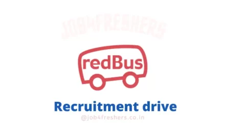 Redbus Off Campus Drive 2023 | Software Engineer| Direct Link