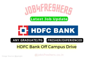 HDFC Off Campus Hiring Full Time For Operation Executive |Apply Now!