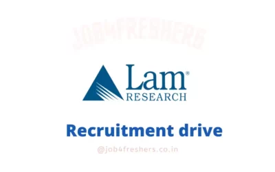 FRESHERS JOBS 11 Lam Research is hiring for Mechanical Designer | Bangalore | Apply Now