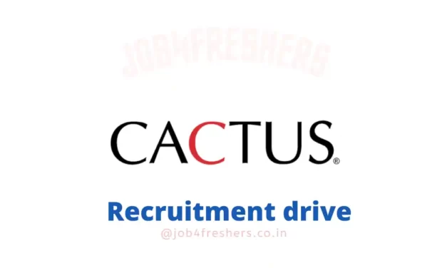 Work From Home Cactus for Customer Service Manager | Urgent Hiring