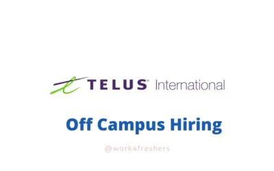 Work From Home Job In Telus International Careers 2023 |Fresher |Direct Link