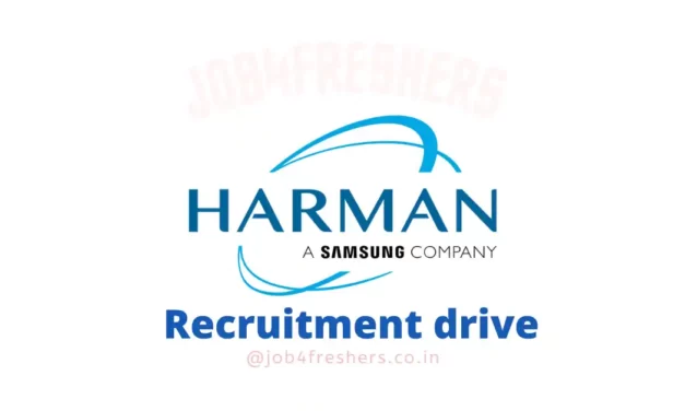 Harman Off Campus Hiring For Intern | Apply Now!