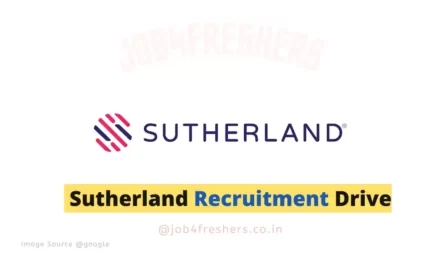 Sutherland Recruitment 2023 Jobs for Associate |Fresher |Apply Now!