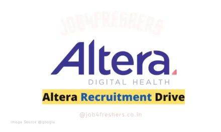 Altera Off Campus Drive 2023 | Fresher | Apply Now!!