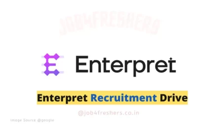 Enterpret Recruitment Software Engineering Intern – Frontend (Work From Home)