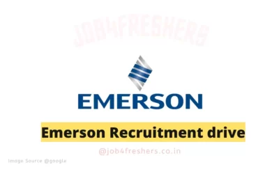 Emerson is hiring for Software Engineer in Pune | Off Campus Drive