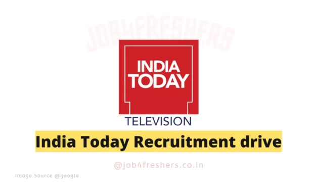 India Today Recruitment 2023 |Software Engineer |Apply Now!!