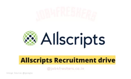 Allscripts Recruitment 2023 |Systems Engineer |Apply Now