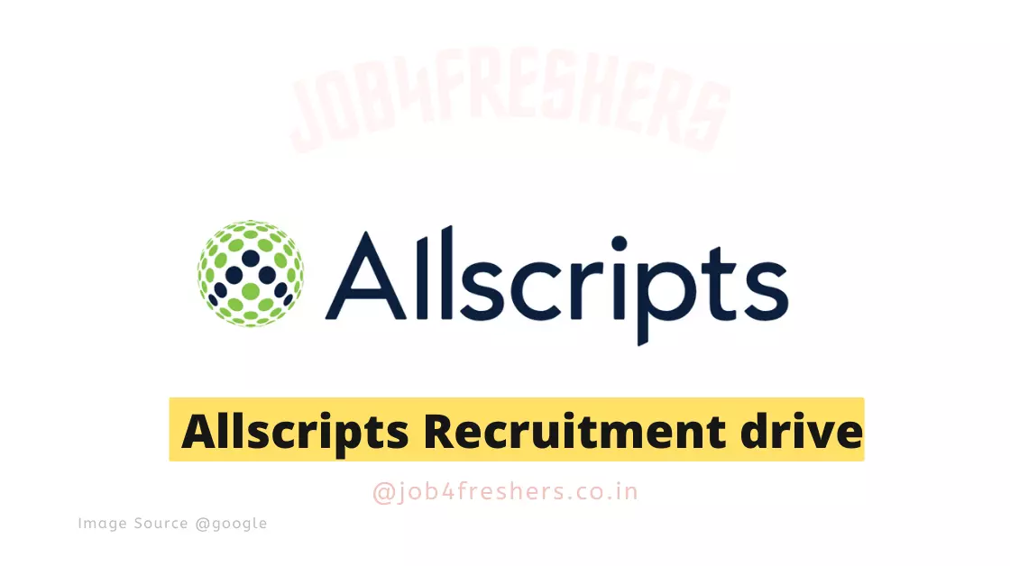 Allscripts Recruitment 2023 |Systems Engineer |Apply Now