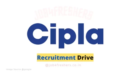 Cipla Recruitment 2023| Central Stores Team Member |Apply Now!