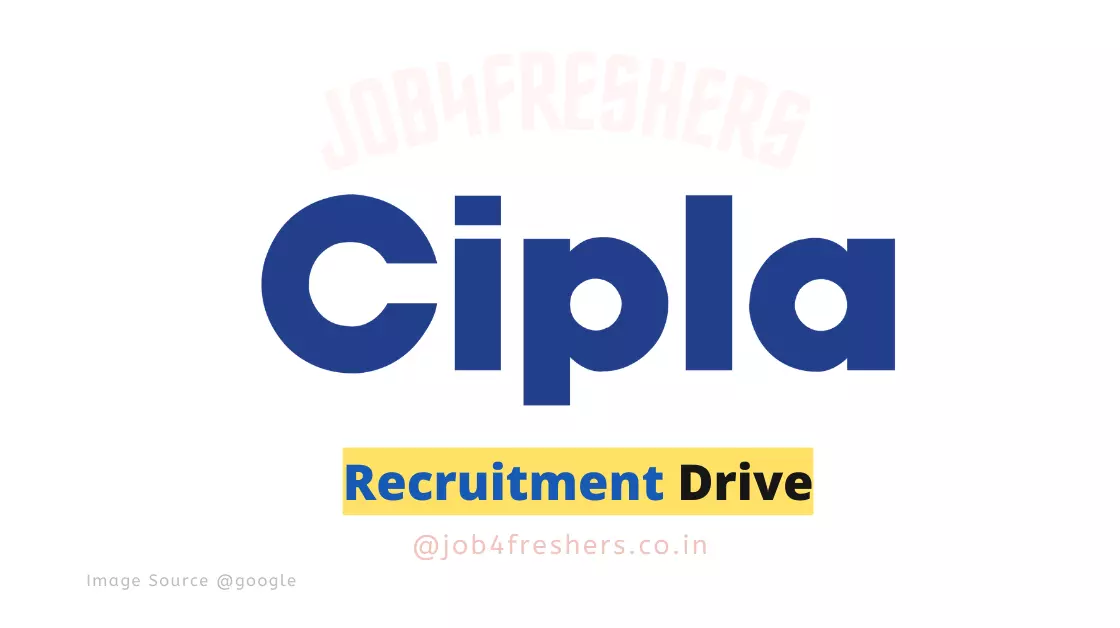 Cipla Recruitment 2023| Central Stores Team Member |Apply Now!