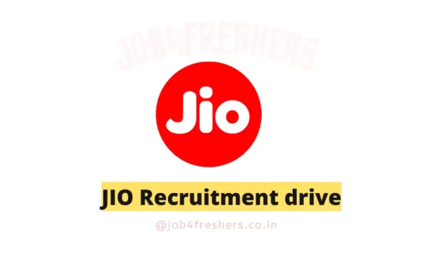 JIO Recruitment 2023 | Graduate Engineer Trainee | Apply Now