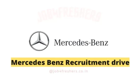 Mercedes Benz Recruitment | Trainee | Apply Now !!