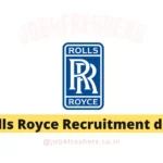 Rolls-Royce Off Campus Drive 2025 Hiring Intern | Apply Now