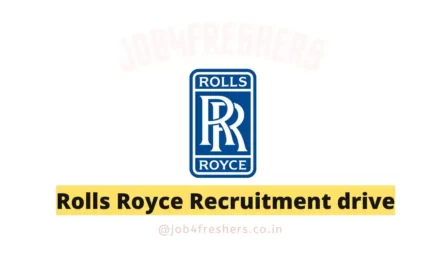 Rolls Royce Recruitment 2023 | Fresher | Apply Now!!